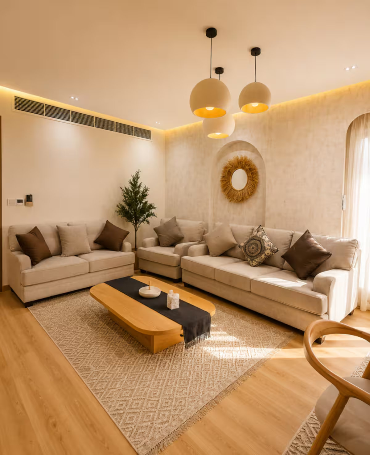 Living room at Residence 206